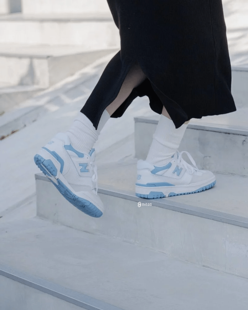 Giày New Balance 550 'White University Blue' BB550LSB - Ảnh 3
