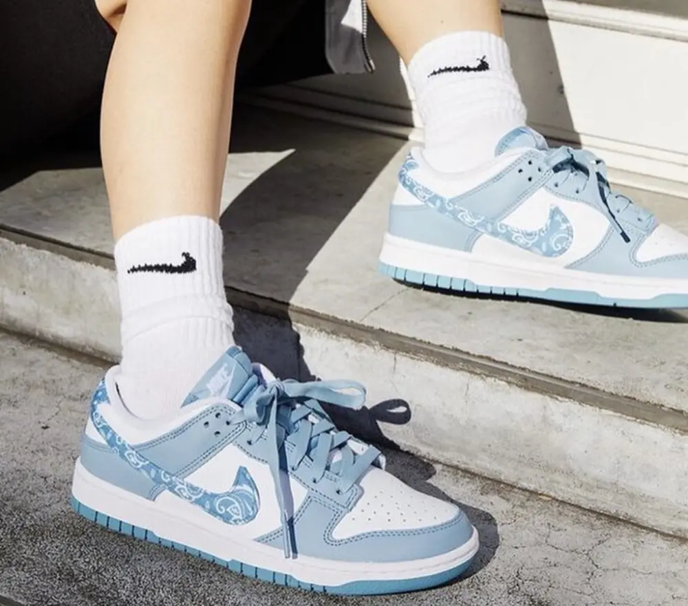 Giày Nike Dunk Low 'Blue Paisley' DH4401-101 - Ảnh 4