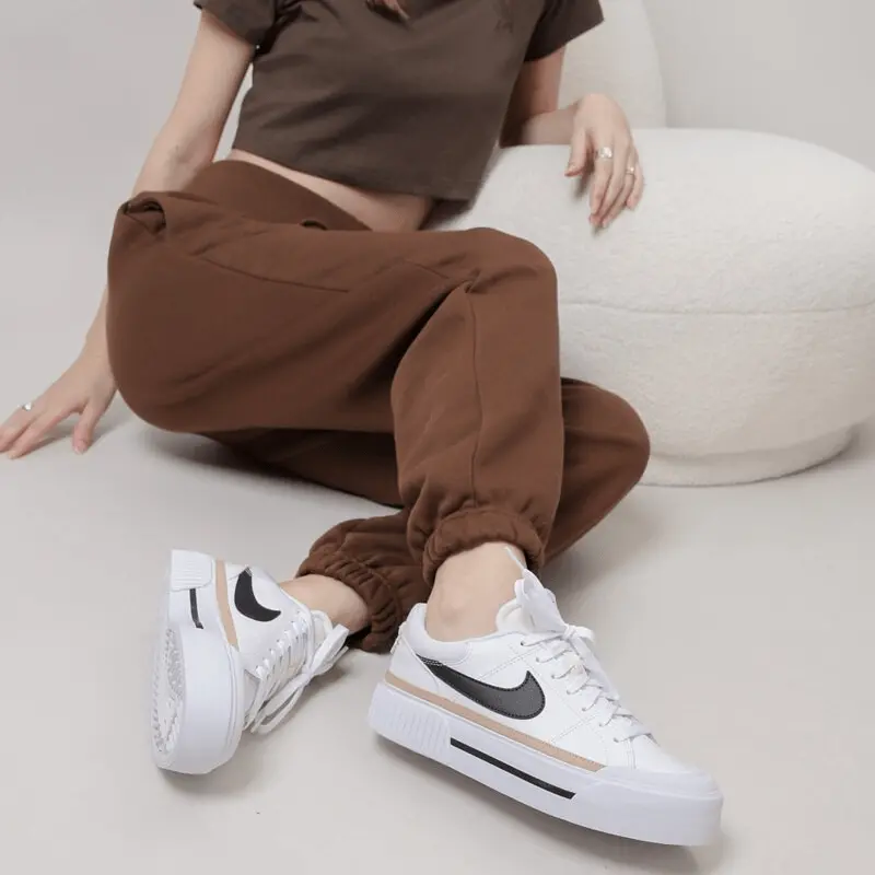 Alternative view of Giày Nike Court Legacy Lift 'White Black' DM7590-100
