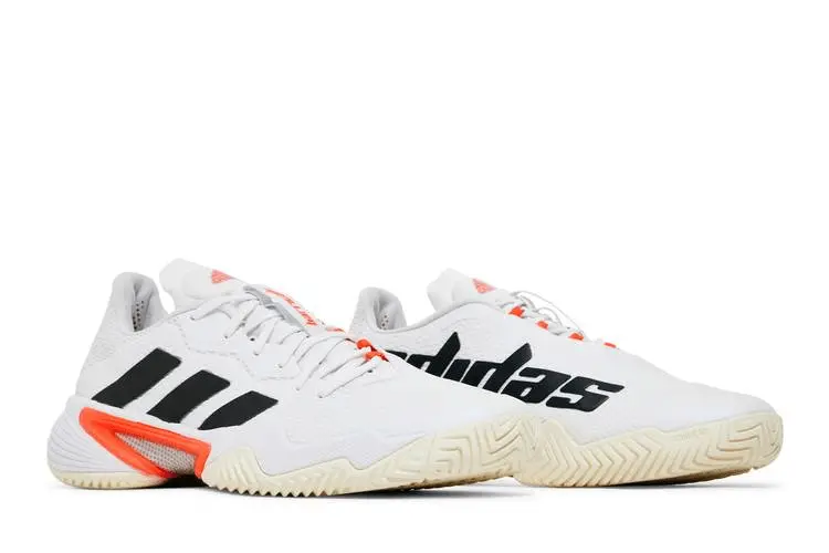 Alternative view of Giày Adidas Barricade Tokyo 'White Solar Red' FZ3935