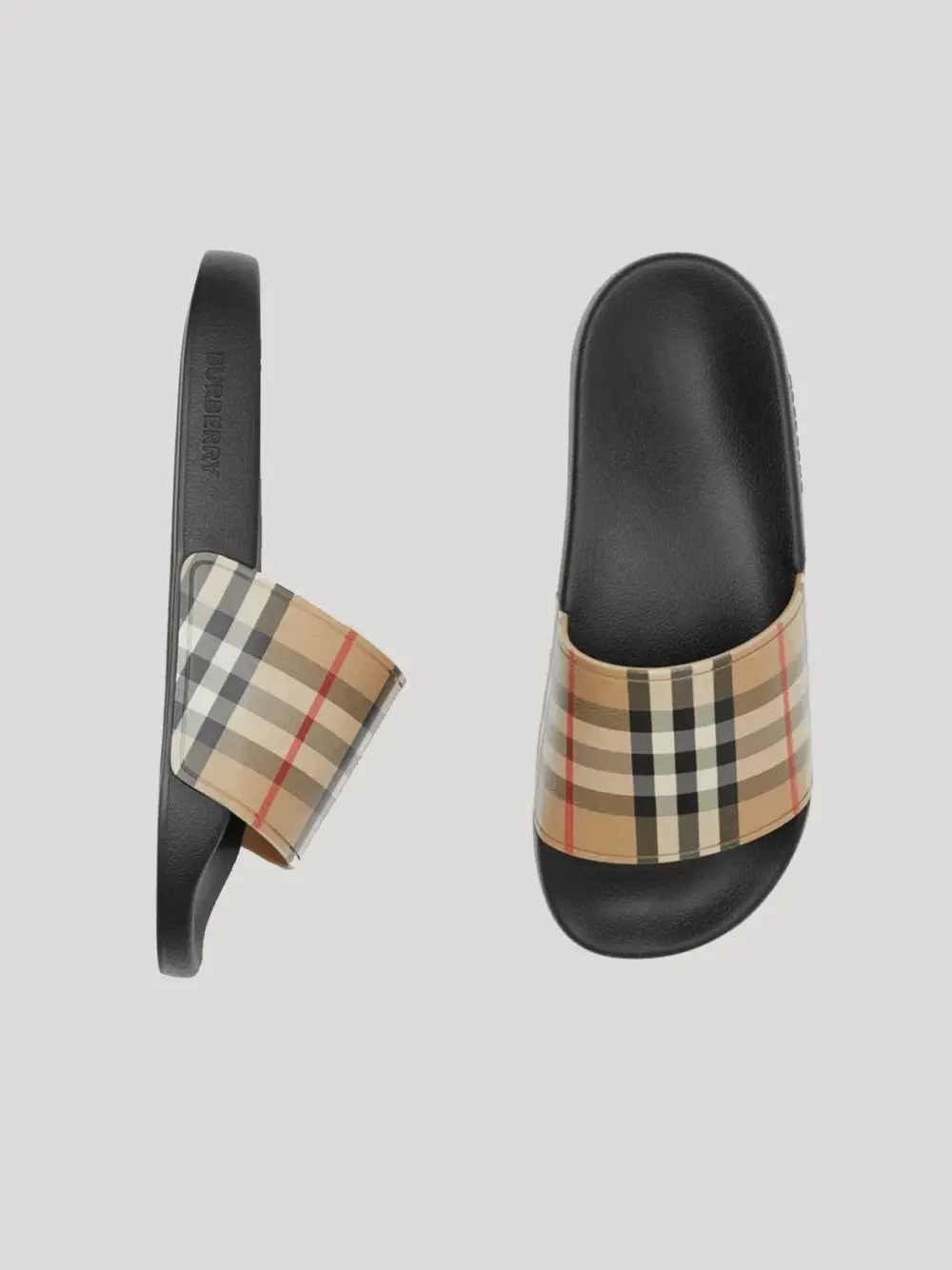 Alternative view of Dép Burberry Vintage Check 'Beige' 80242321
