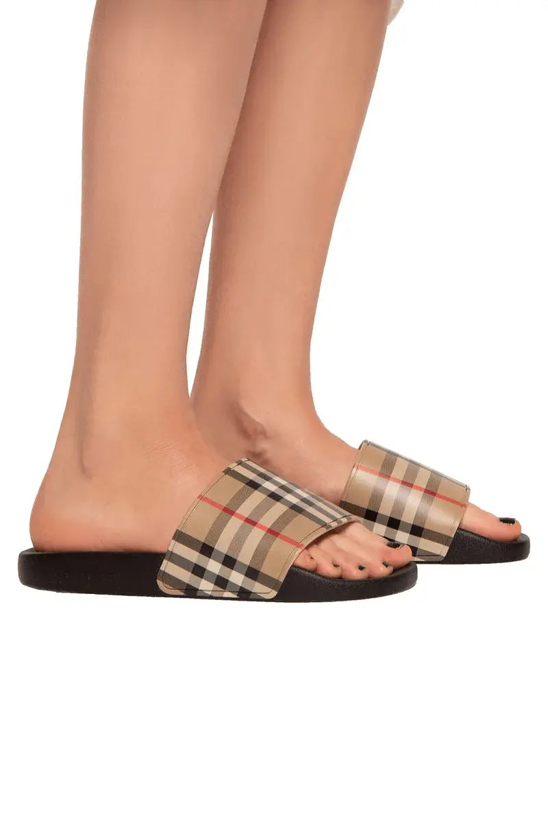 Dép Burberry Vintage Check 'Beige' 80242321 - Ảnh 5