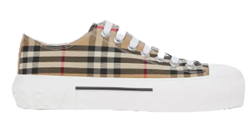 Giày Burberry Vintage Check Cotton 'Archive Beige' 8050506