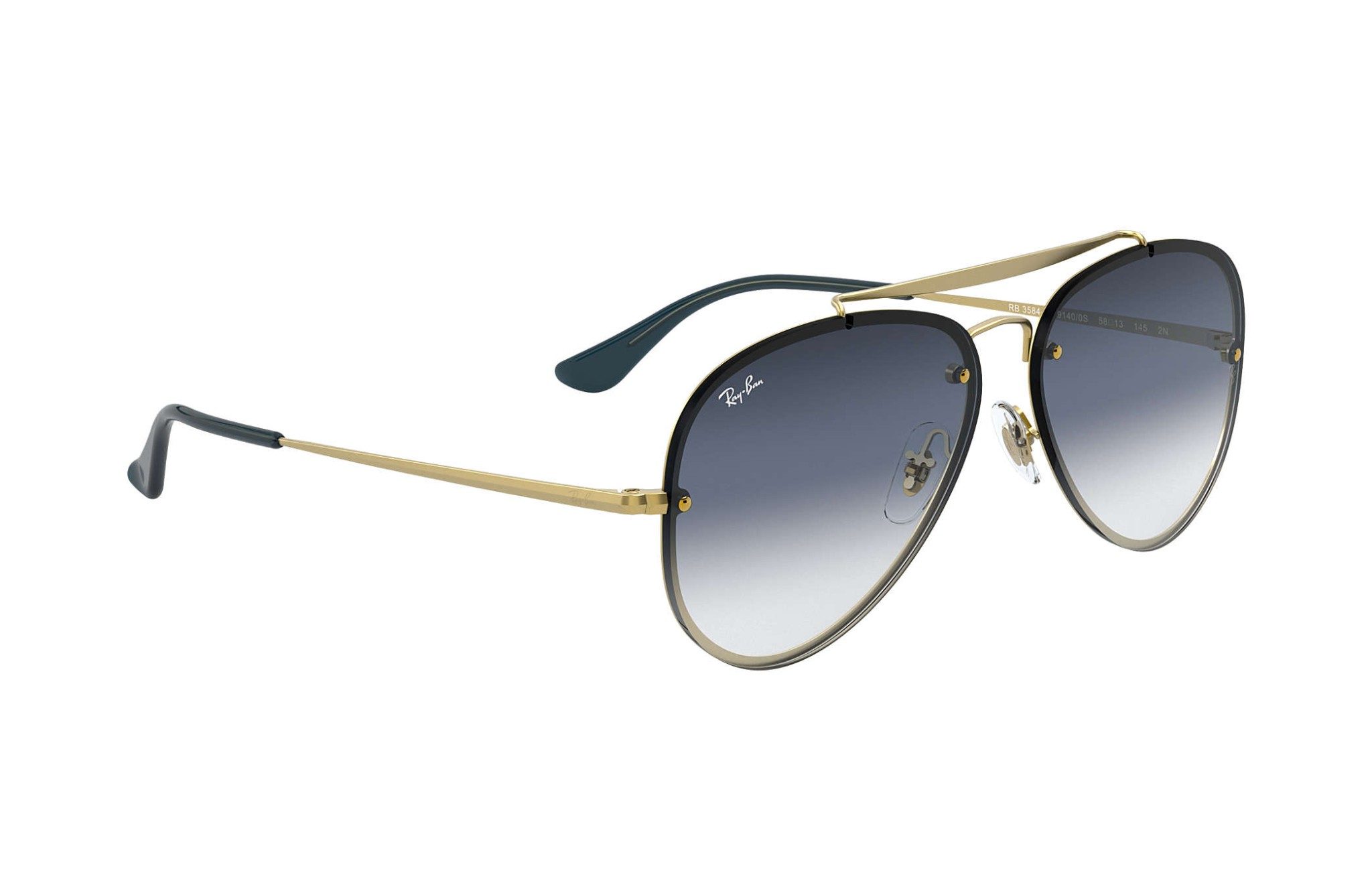Kính Râm Ray-Ban Blaze Aviator RB3584N Gold - Ảnh 2