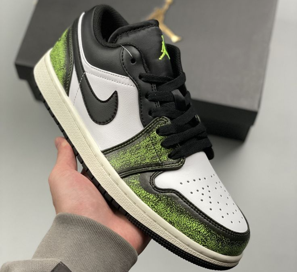 Giày Nike Air Jordan 1 Low Wear Away 'Electric Green' DN3705-003 - Ảnh 5