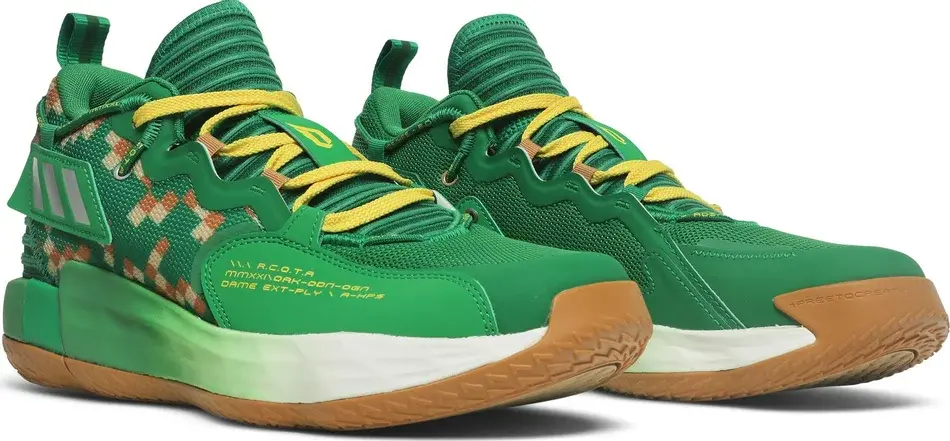 Alternative view of Giày Adidas Dame 7 EXTPLY 'Team Green' H69011