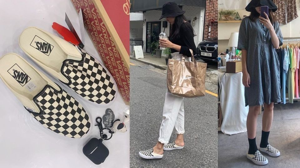 Giày Vans Asher 'Checkerboard' VN000SEQIPD - Ảnh 3