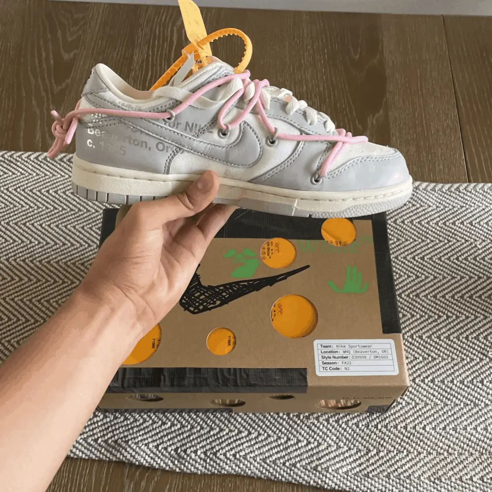 Giày Nike Off-White x Dunk Low 'Lot 09 of 50' DM1602-109 - Ảnh 7