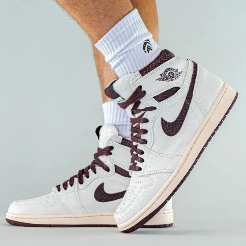 Giày Nike A Ma Maniére x Air Jordan 1 High OG 'Airness' DO7097-100 - Ảnh 5