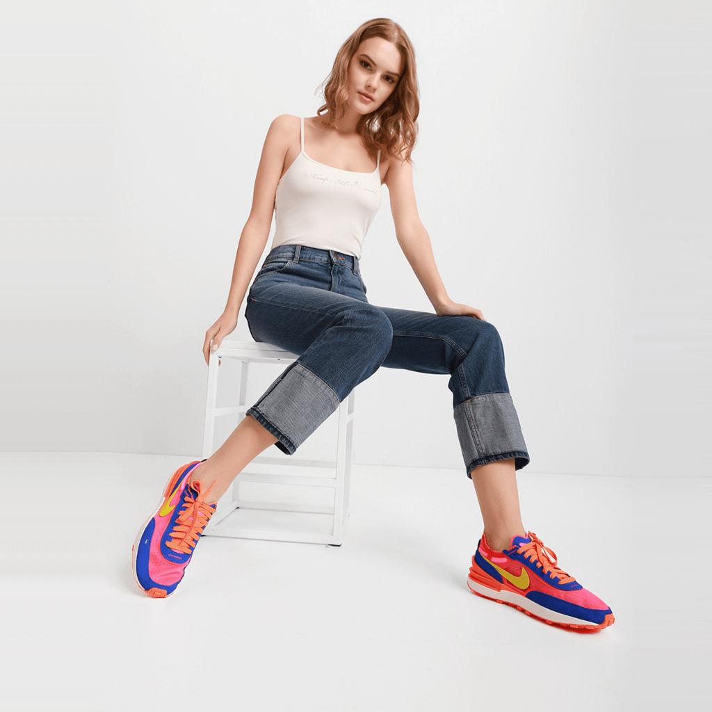 Giày Nike Waffle One 'Racer Blue Hyper Pink' DC2533-400 - Ảnh 3