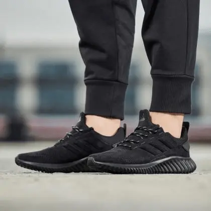 Alternative view of Giày Adidas Alphabounce CR 'Triple Black' DA9934