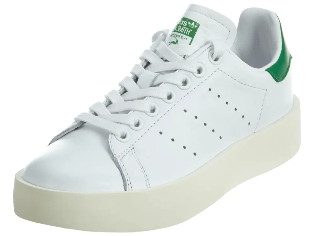 Giày Adidas Wmns Stan Smith Bold 'White Green' S32266 - Ảnh 3
