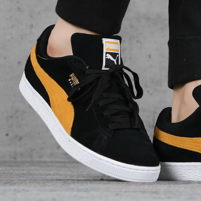 Giày Puma Suede Classic 'Black Golden Rod' 365347-85 - Ảnh 4
