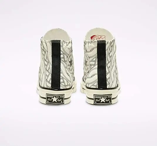 Giày Converse Chuck 70 High 'Runway Cable Egret Black' 568674C - Ảnh 5