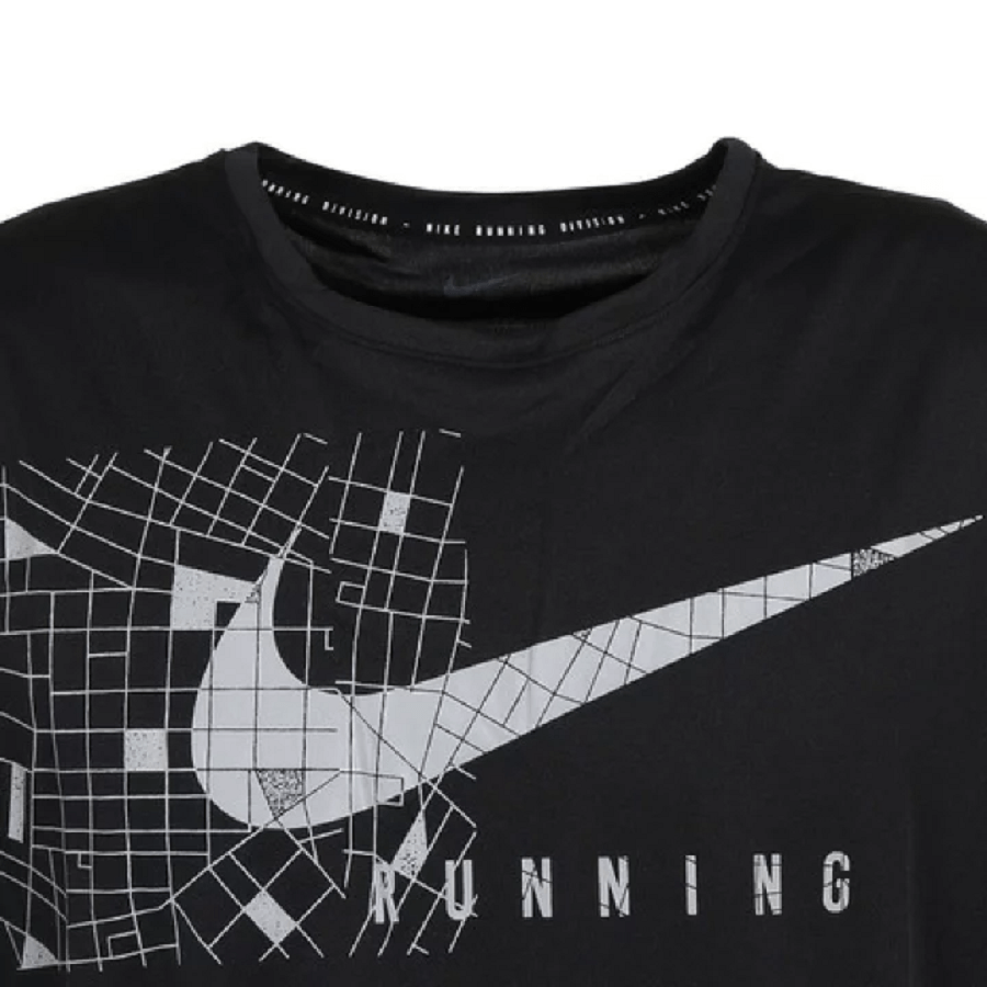 Áo Nike As Df Uv Miler Dvn ‘Black Refl’ DQ6492-010 - Ảnh 2