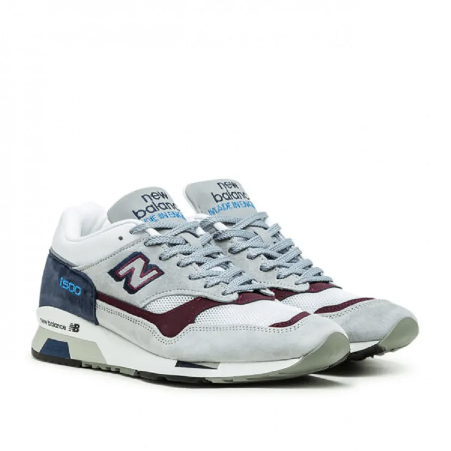 Giày New Balance M1500 ‘Grey Navy Burgundy’ M1500NBR - Ảnh 3