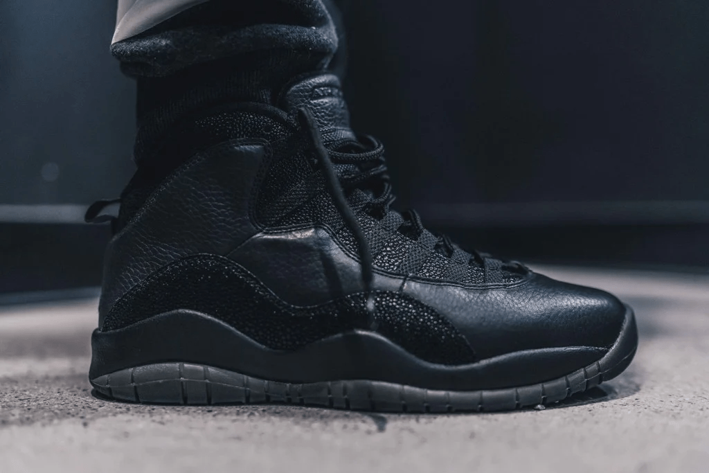 Giày Nike OVO x Air Jordan 10 Retro 'Black' 819955-030 - Ảnh 2