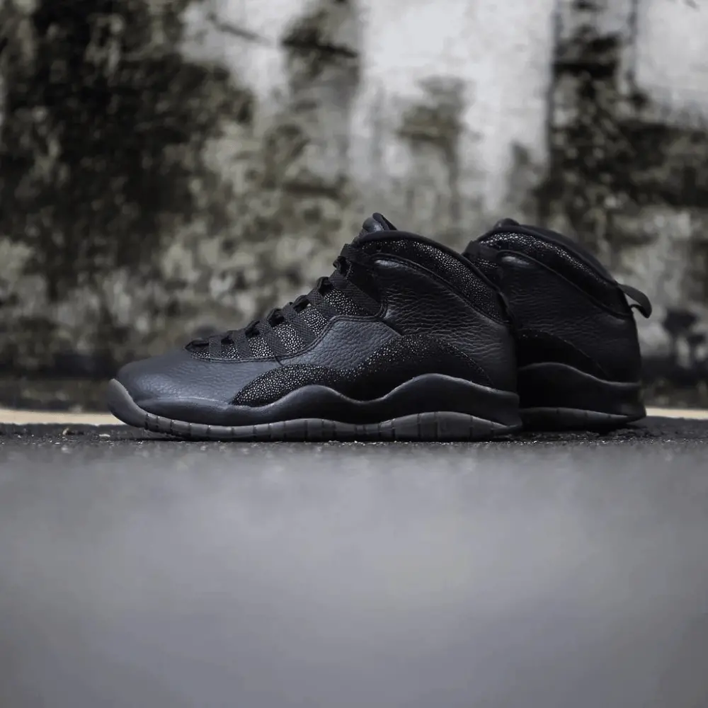 Giày Nike OVO x Air Jordan 10 Retro 'Black' 819955-030 - Ảnh 3