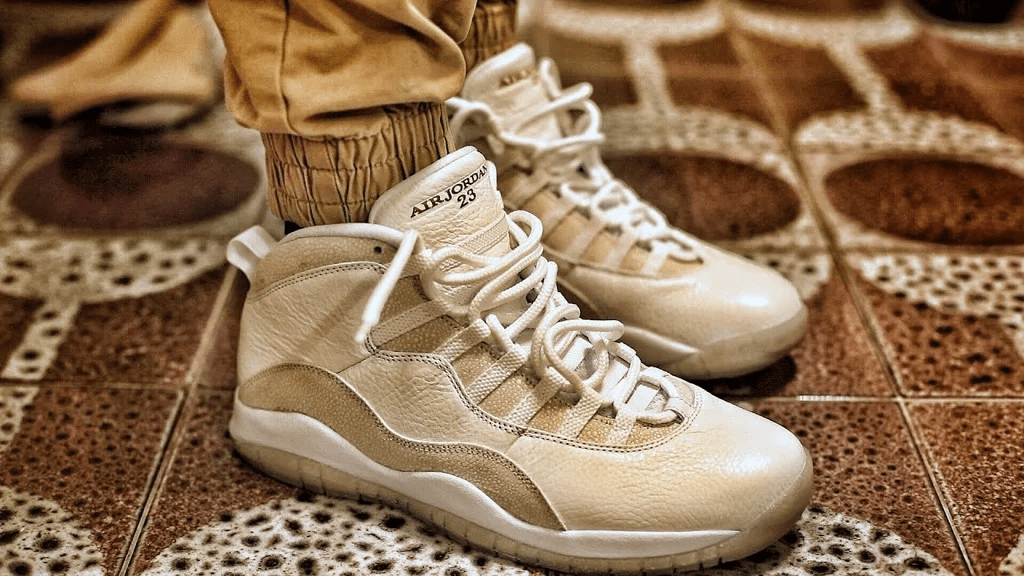 Giày Nike OVO x Air Jordan 10 Retro 'White' 819955-100 - Ảnh 3