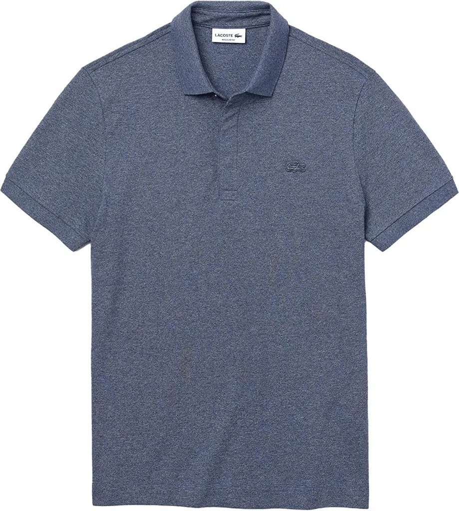Áo Lacoste Paris Stretch Cotton Piqué Polo Shirt 'Blue' PH5522-2GF
