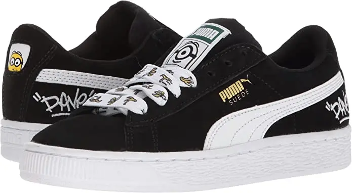 Giày Puma Minions Suede Jr 'Black White' 365527-03 - Ảnh 5