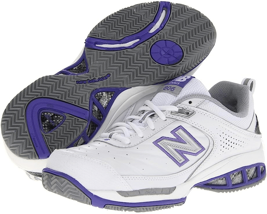 Giày New Balance 806 Series White Ladies 'White Purple' WC806W - Ảnh 3