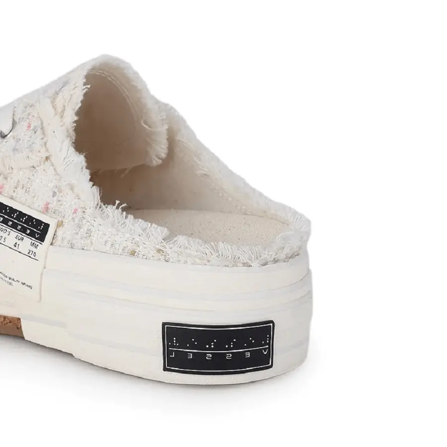 Giày xVESSEL G.O.P. Slip On 'White Tweed' - Ảnh 7