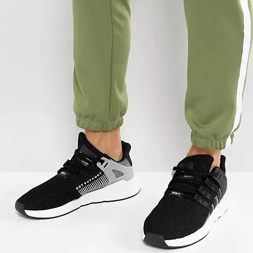 Giày Adidas EQT Support 93/17 'Core Black' BY9509 - Ảnh 5
