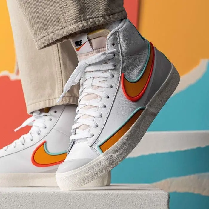 Giày Nike Blazer Mid '77 Infinite 'White Kumquat' DA7233-100 - Ảnh 5