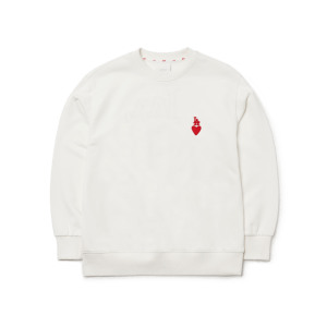 Áo MLB Heart Back Big Logo Sweater 3AMTH0314-07IVS