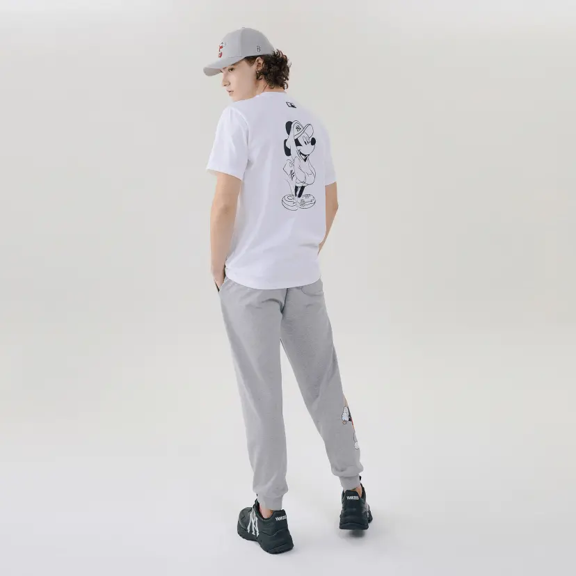 Alternative view of Áo MLB X Disney Short Sleeve T Shirt New York Yankees 31TSK1031-50W