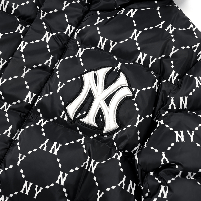 Áo MLB Monogram Diamond Lightweight Short Padded NY Yankees 3ADJM0316-50BKS - Ảnh 5