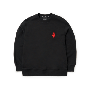 Áo MLB Heart Back Big Logo Sweater 3AMTH0314-50BKS