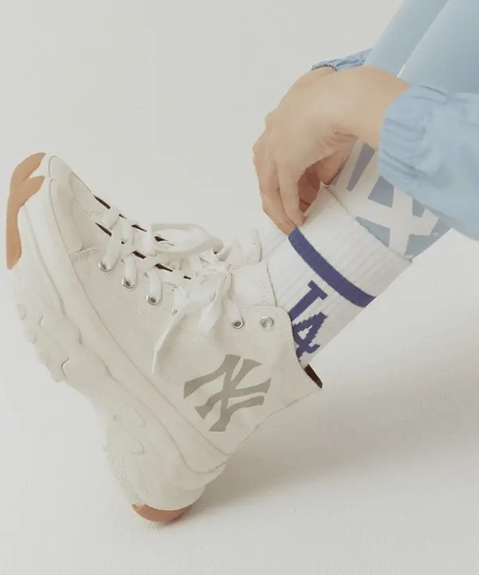 Giày MLB NY New York Yankees Chunky High 32SHU1111-50I - Ảnh 5