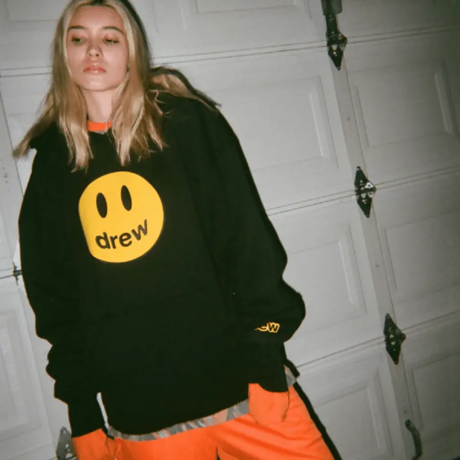 Alternative view of Áo Drew House Secret Deconstructed Hoodie Black