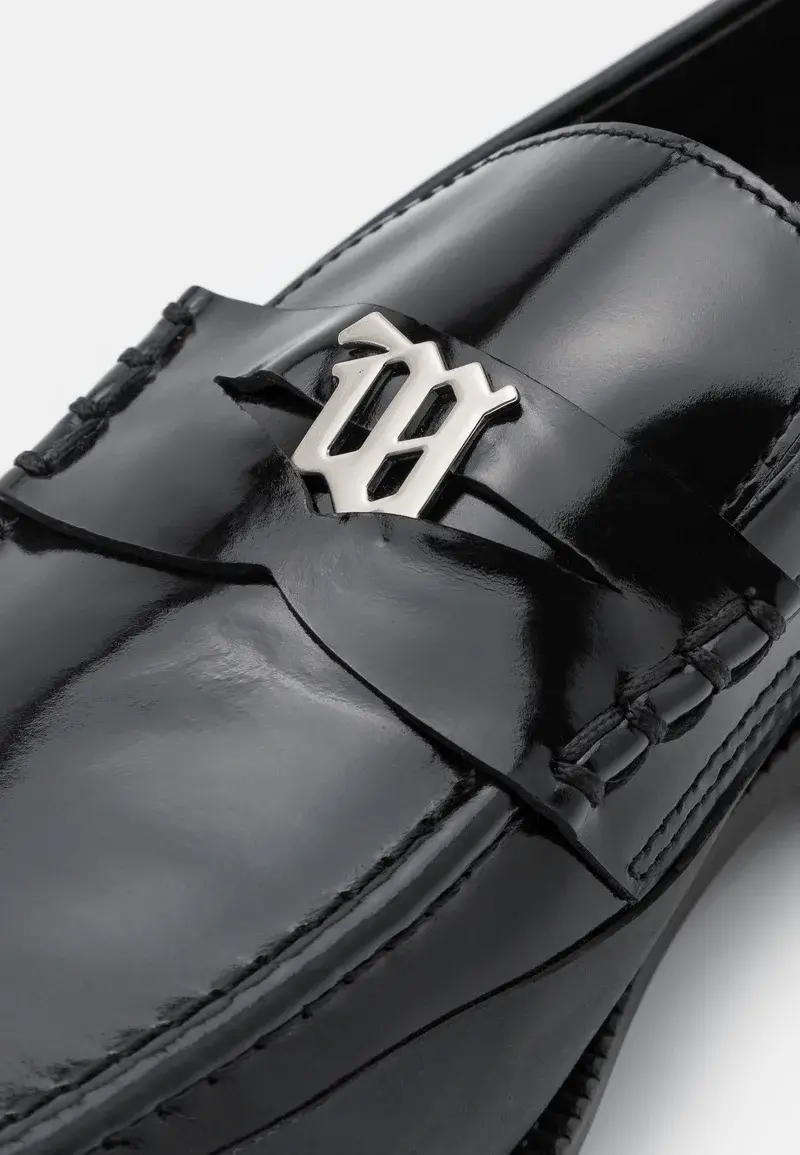 Giày MSIBHV The Brutalist Slip On Loafers Black 3121BM641 - Ảnh 4