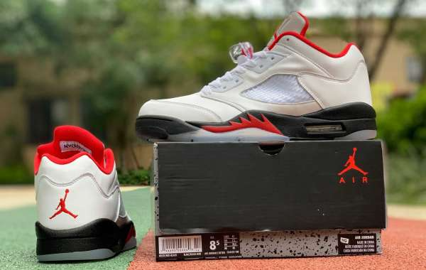 Giày Air Jordan 5 Low Golf 'Fire Red' CU4523-100 - Ảnh 5
