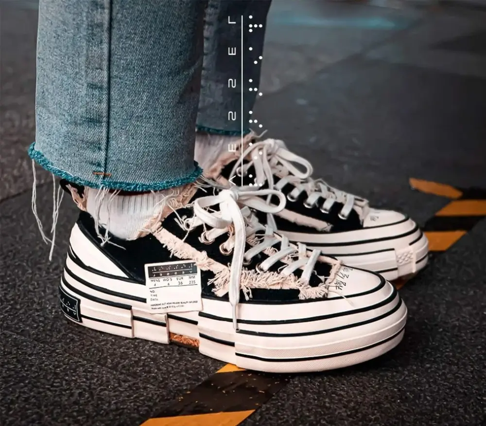 Giày xVessel Slip-on Black Glow In The Dark S19X003B - Ảnh 4