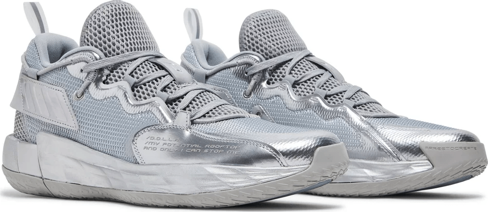 Giày Adidas Dame 7 EXTPLY 'Silver Metallic' FZ0172 - Ảnh 2