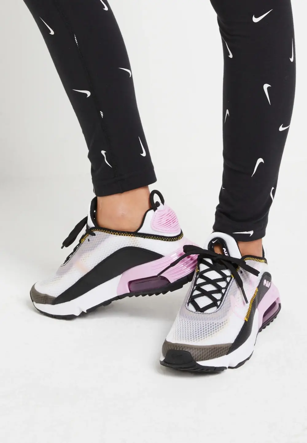 Giày Nike Wmns Air Max 2090 GS 'White Light Arctic Pink' CJ4066-104 - Ảnh 5