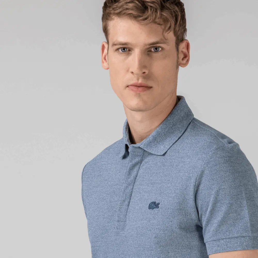 Áo Lacoste Men's Paris Polo Regular Fit Stretch Cotton Piqué PH5522-1GF - Ảnh 3