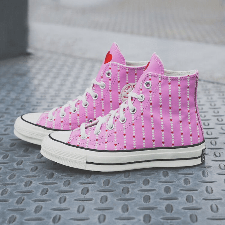 Giày Converse Chuck 70 High 'Love Fearlessly Peony Pink' 167345C - Ảnh 5