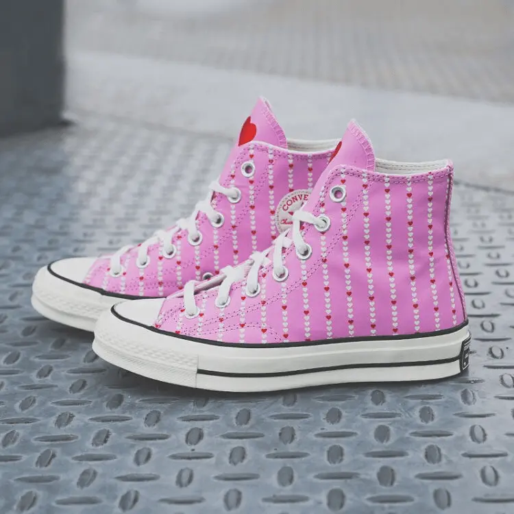 Giày Converse Chuck 70 High 'Love Fearlessly Peony Pink' 167345C - Ảnh 5