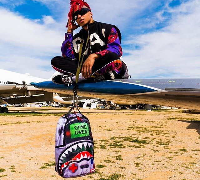 Balo Sprayground Game Over Shark Backpack - Ảnh 3