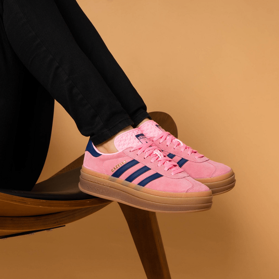 Giày Adidas Gazelle Bold 'Pink Glow' H06122 - Ảnh 2