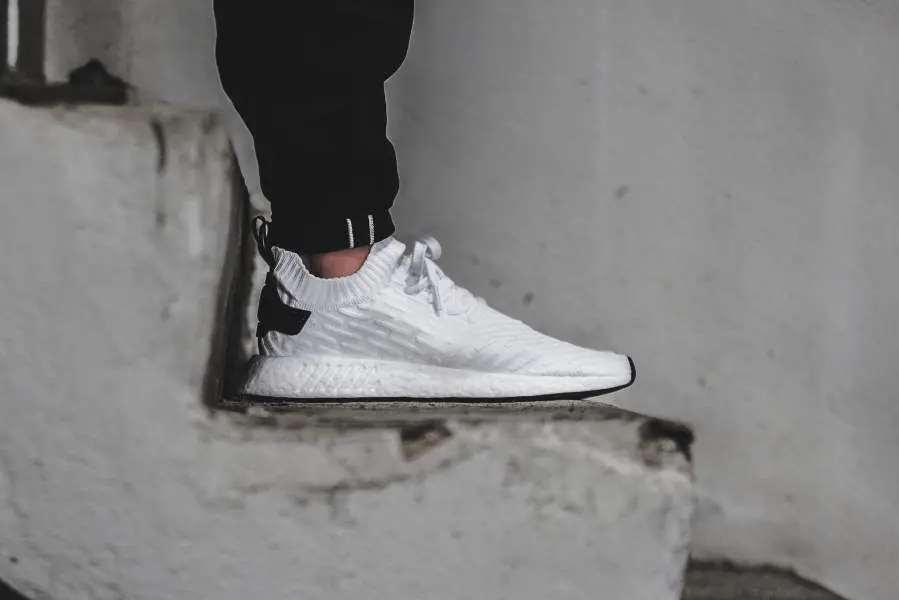 Giày adidas NMD R2 Primeknit "White Black" BY3015 - Ảnh 7