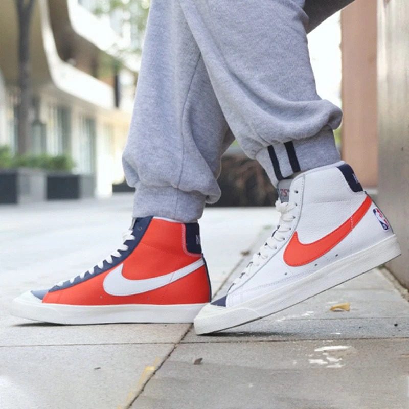 Giày Nike NBA x Blazer Mid '77 EMB '75th Anniversary Knicks' DD8025-100 - Ảnh 5