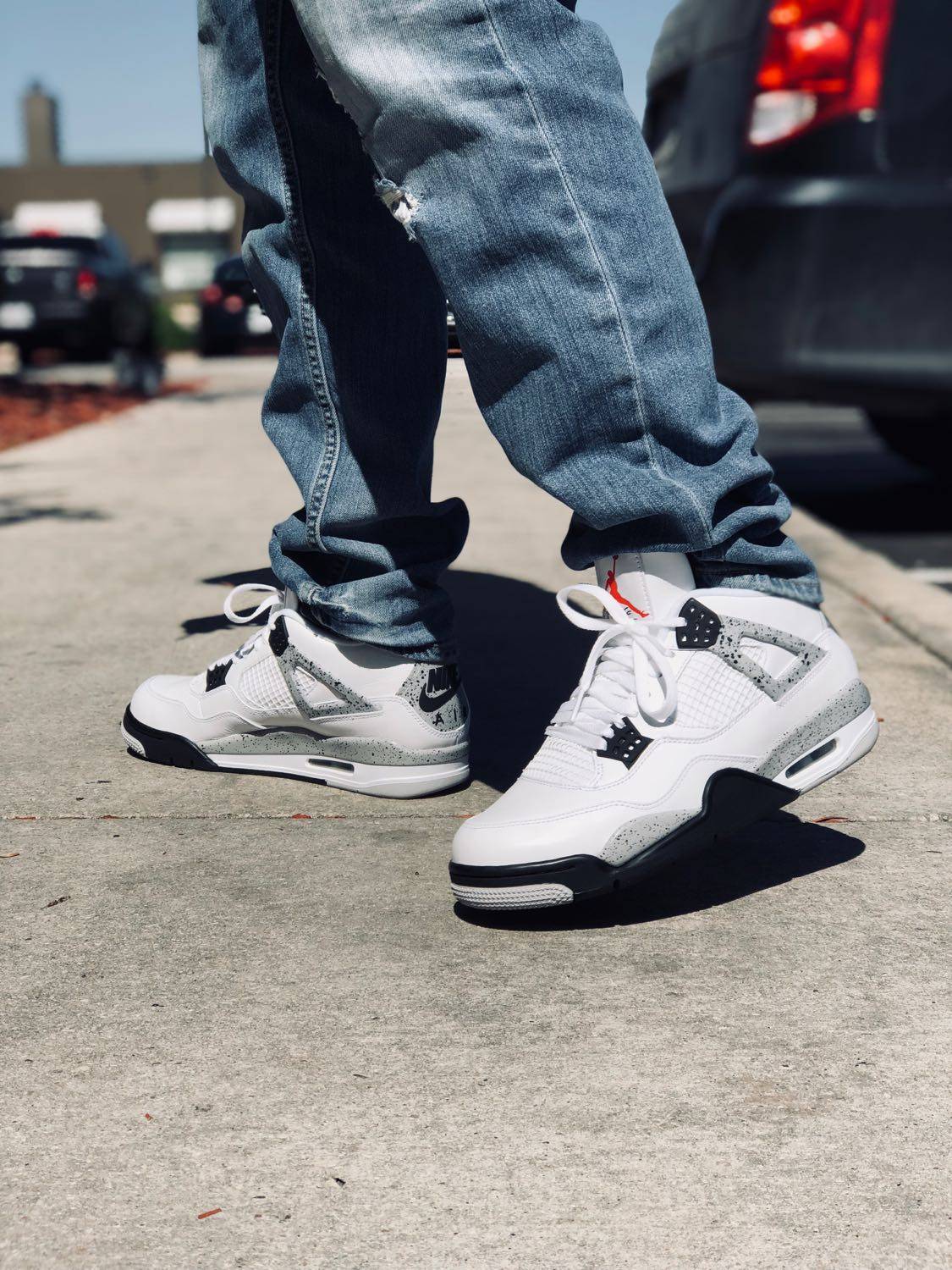 Giày Air Jordan 4 Retro OG 'White Cement' 2016 840606-192 - Ảnh 4