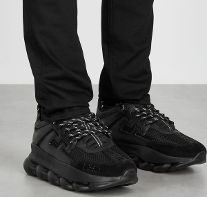 Alternative view of Giày Versace Chain Reaction 'Triple Black' DSU7071E-D7CTG-D41