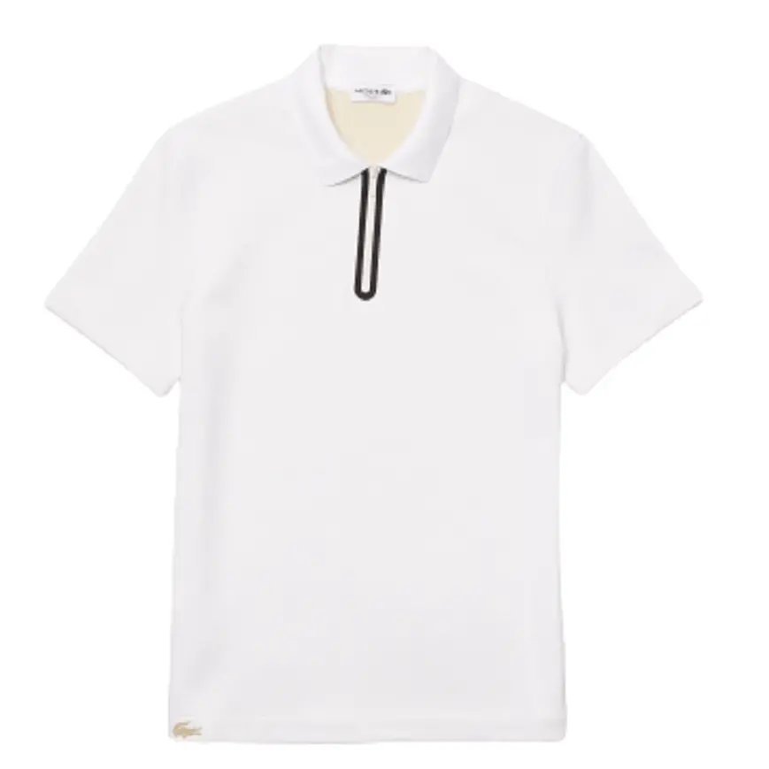 Áo Lacoste Men's Zippered Collar Regular Fit Reversible Piqué Polo PH1841-BRJ